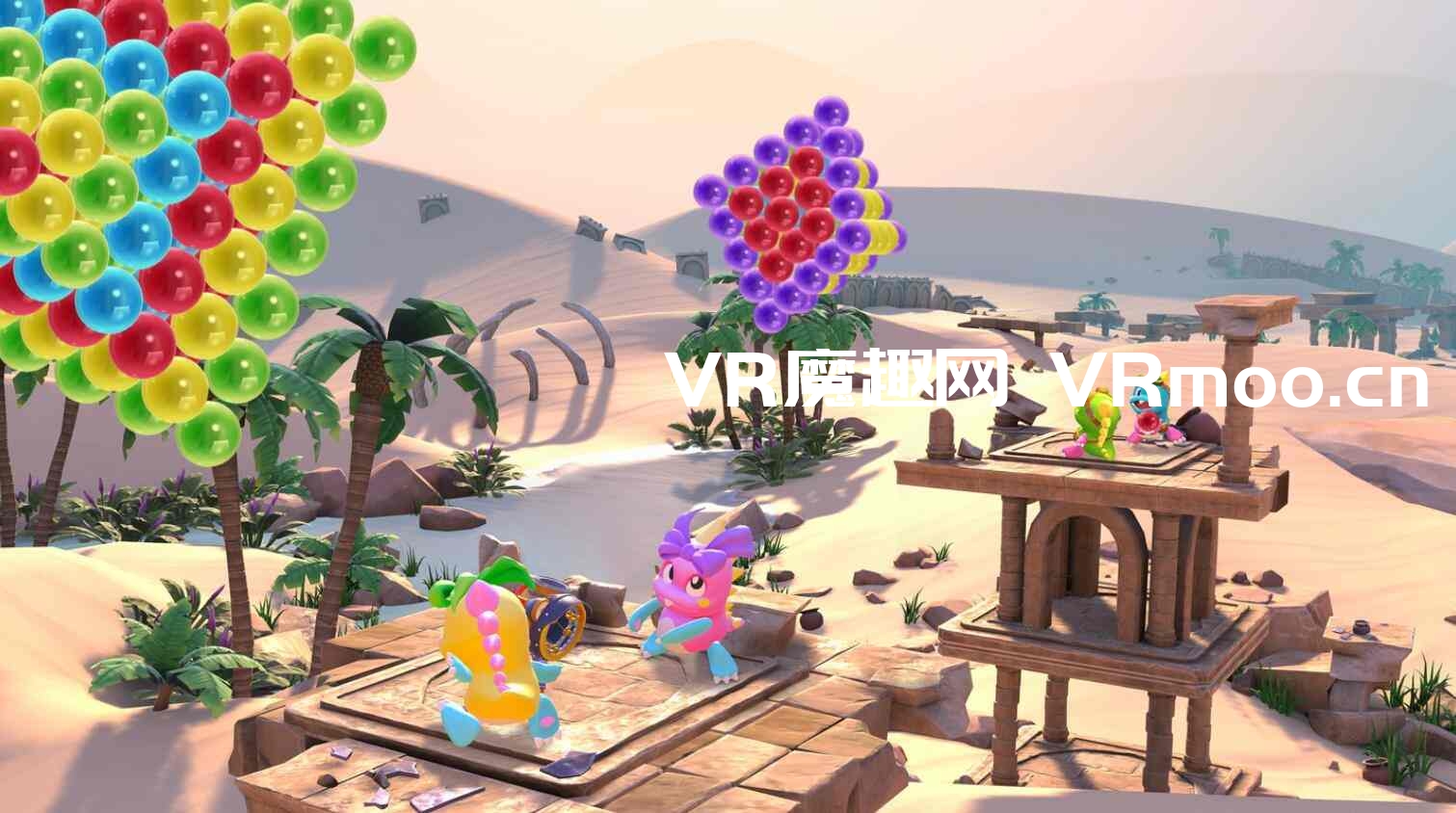 2333VR | Oculus Quest 游戏《Puzzle Bobble VR: Vacation Odyssey》泡泡龙VR