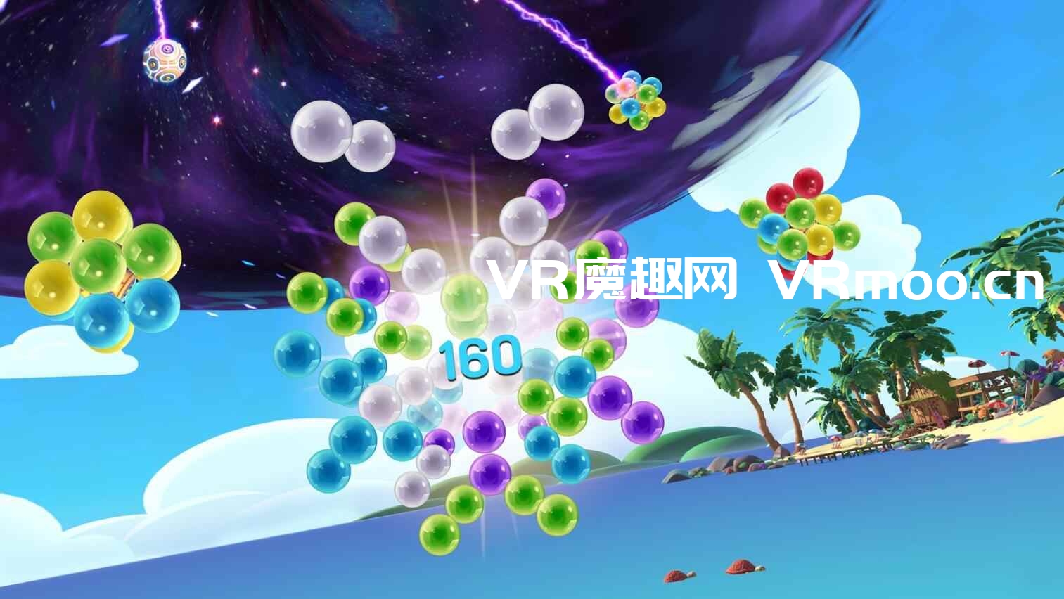 2333VR | Oculus Quest 游戏《Puzzle Bobble VR: Vacation Odyssey》泡泡龙VR