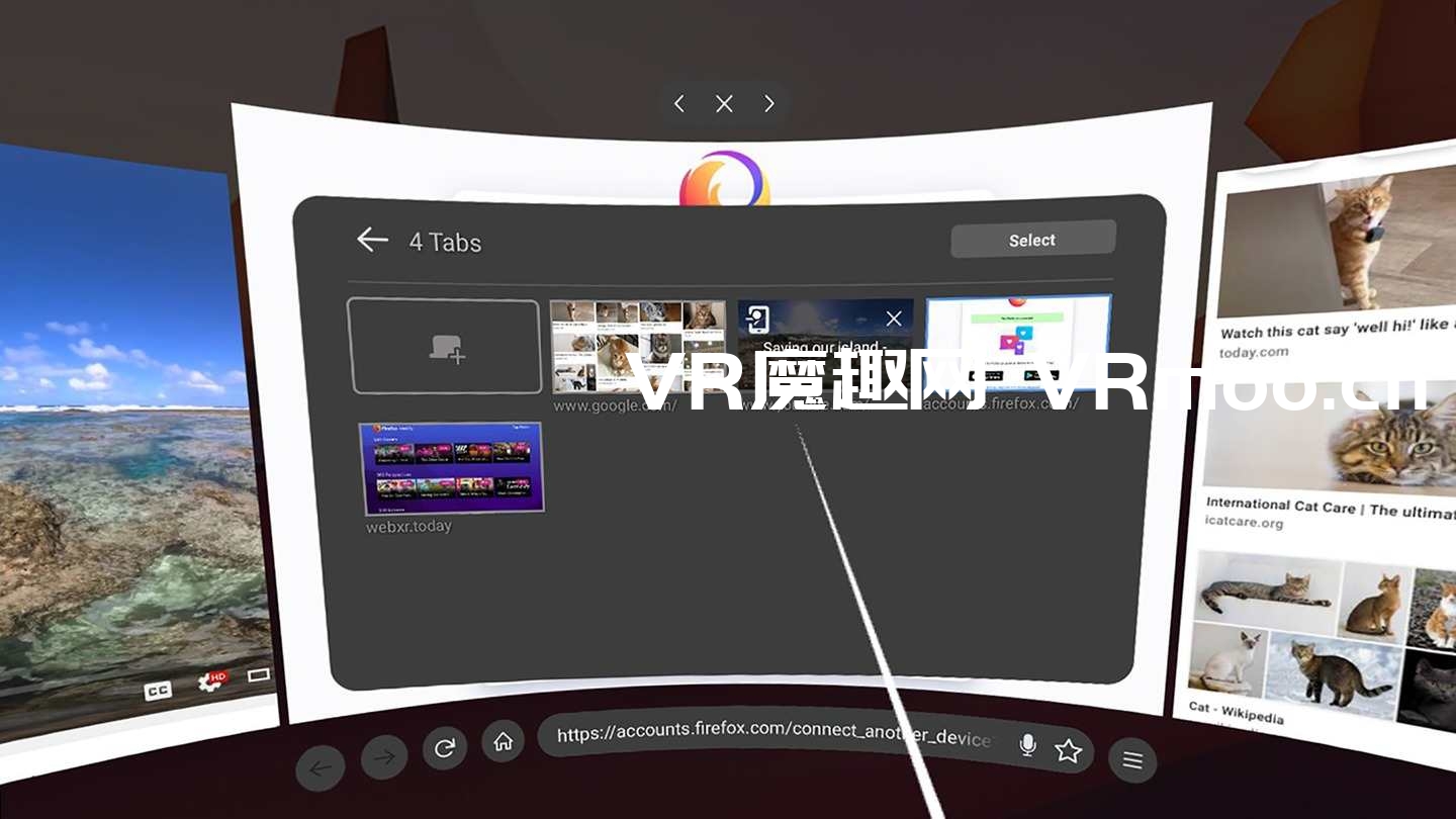 2333VR | Oculus Quest 工具《Firefox Reality VR》火狐浏览器