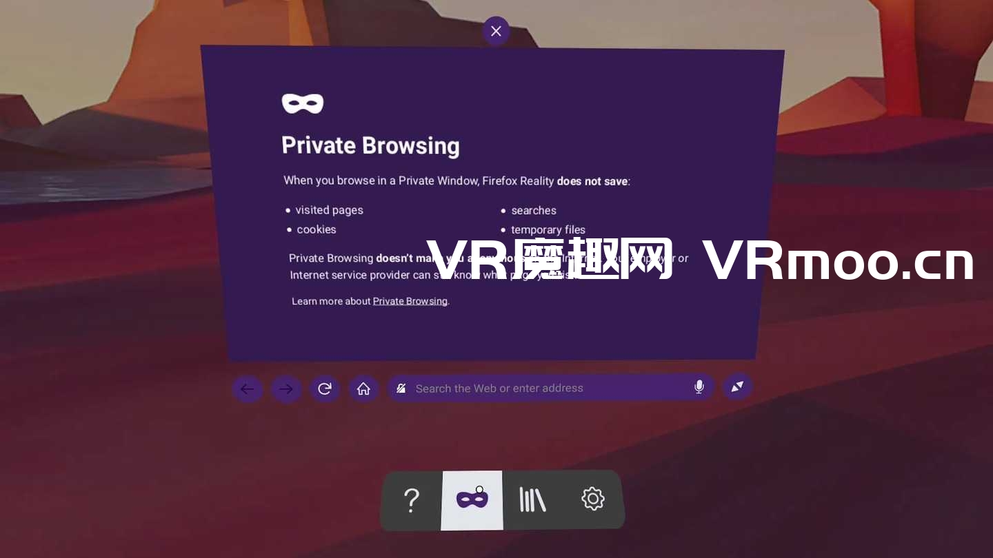 2333VR | Oculus Quest 工具《Firefox Reality VR》火狐浏览器