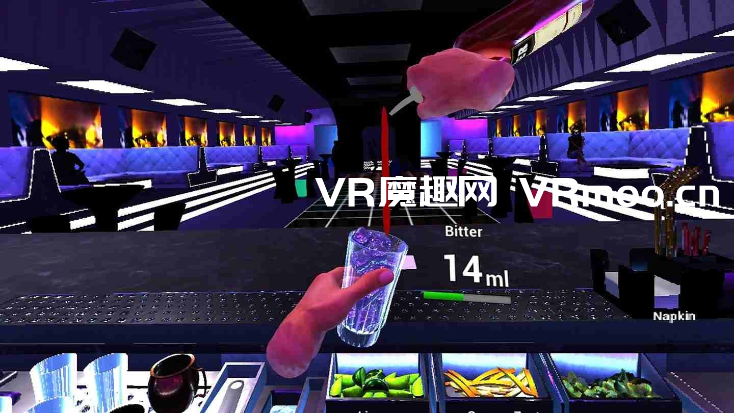 2333VR | Meta Quest 游戏《Bartender VR Simulator》调酒师 VR 模拟器