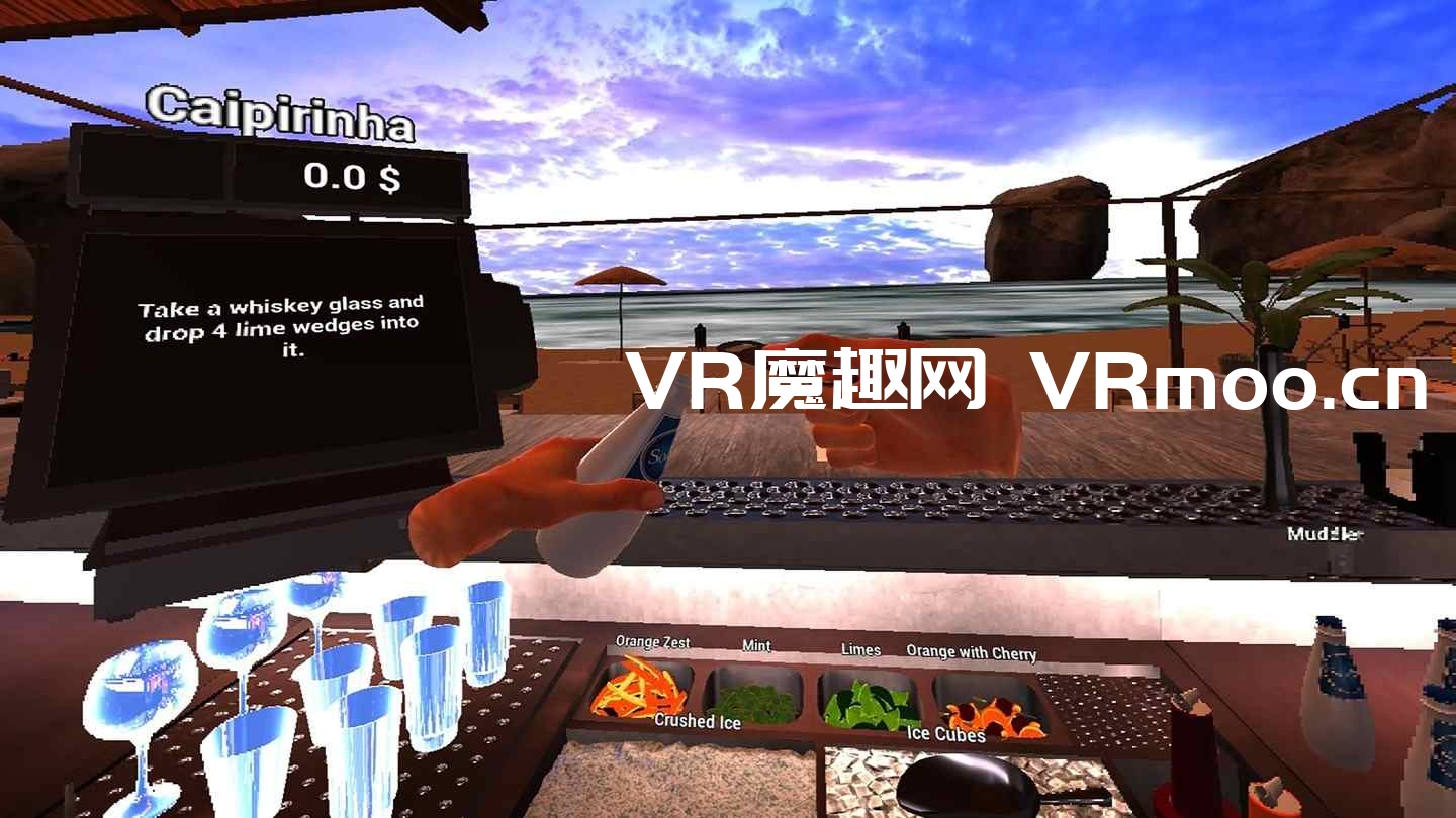 2333VR | Meta Quest 游戏《Bartender VR Simulator》调酒师 VR 模拟器