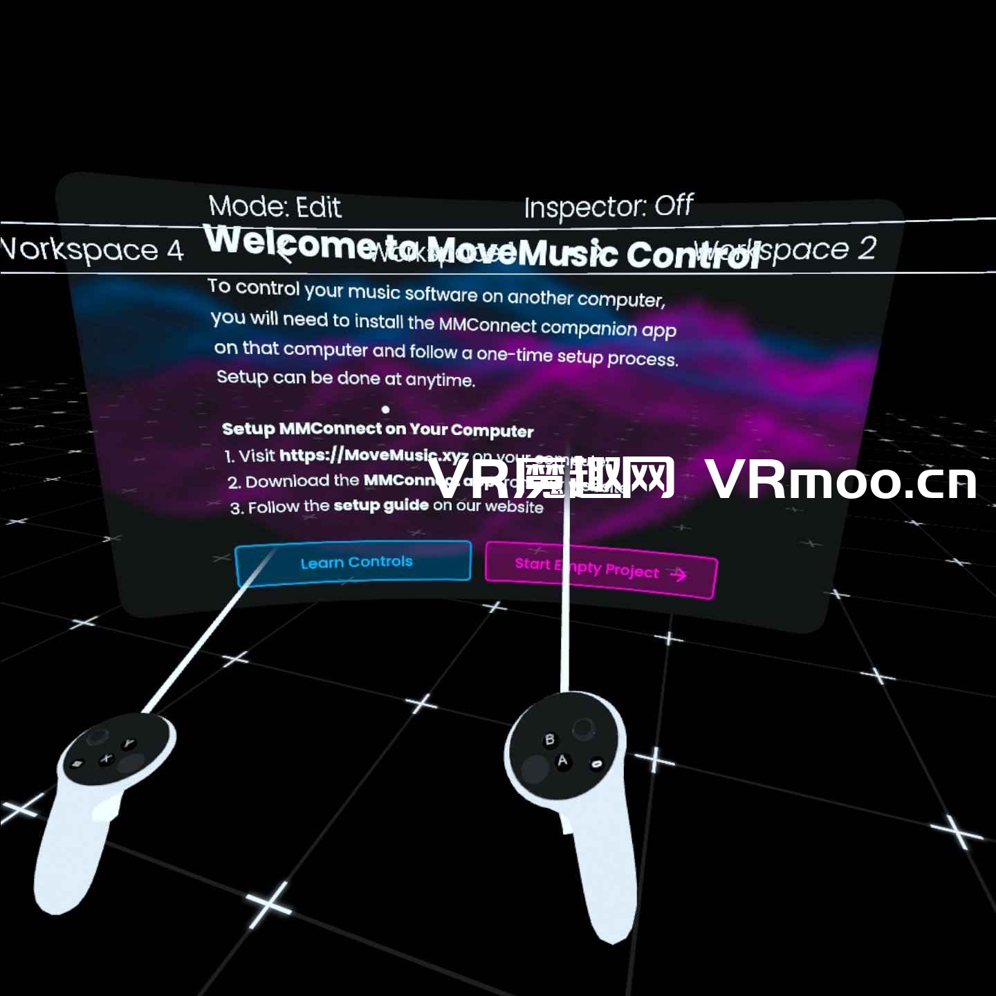 2333VR | Oculus Quest 游戏《MoveMusic Control VR》移动音乐控制