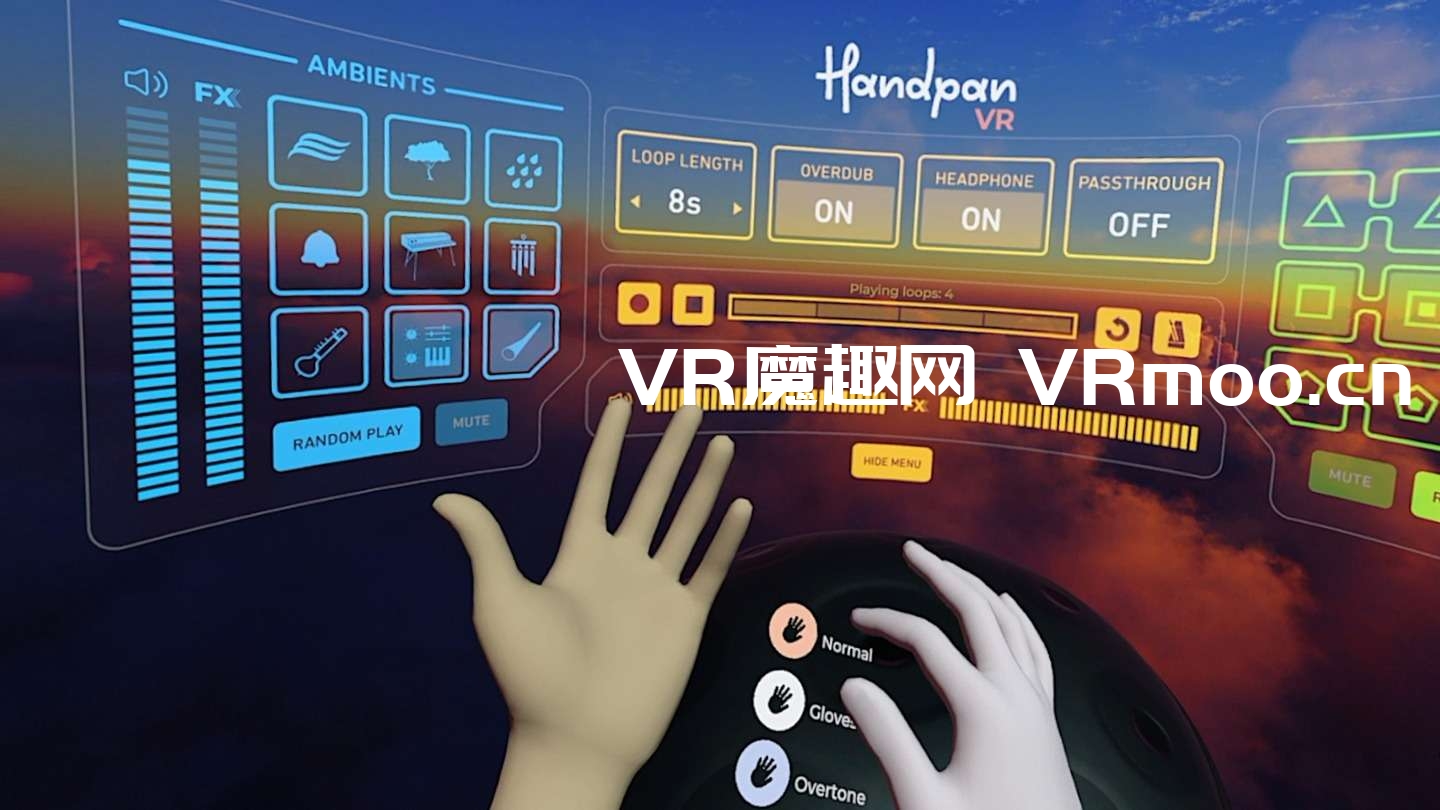 2333VR | Oculus Quest 游戏《Handpan VR》手碟 VR