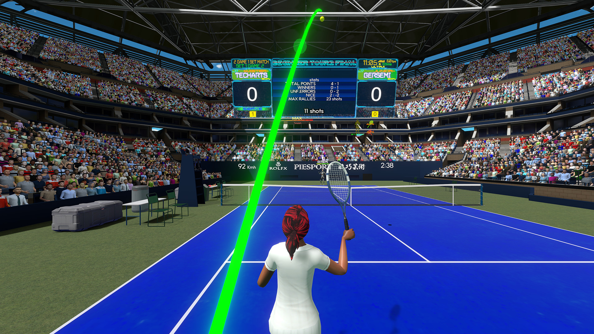 2333VR | Oculus Quest 游戏《真实卡通网球》CYBER TENNIS