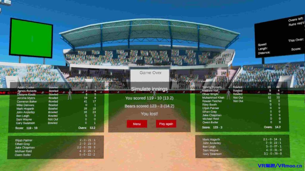 2333VR | Oculus Quest 游戏《Cover Drive Cricket》板球模拟器