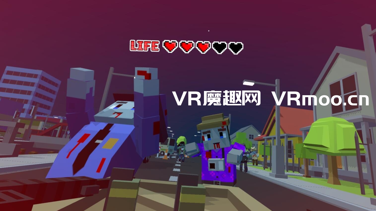 2333VR | Oculus Quest 游戏《Voxel Shot VR》像素僵尸