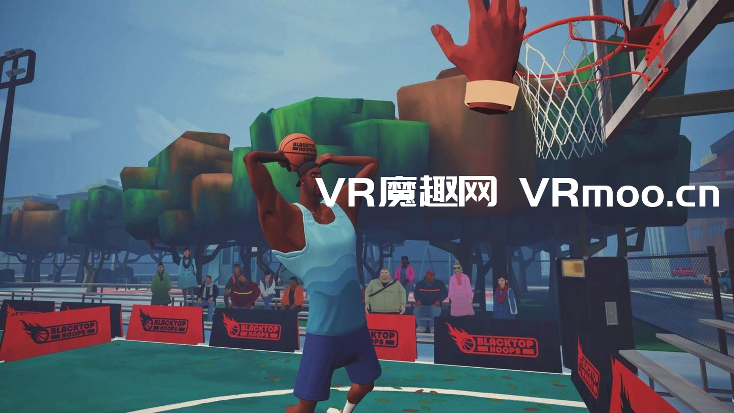 2333VR | Oculus Quest 游戏《Blacktop Hoops VR》热血篮球