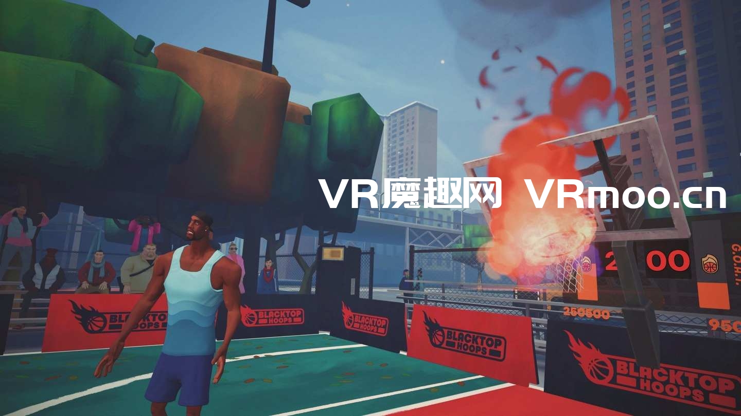 2333VR | Oculus Quest 游戏《Blacktop Hoops VR》热血篮球