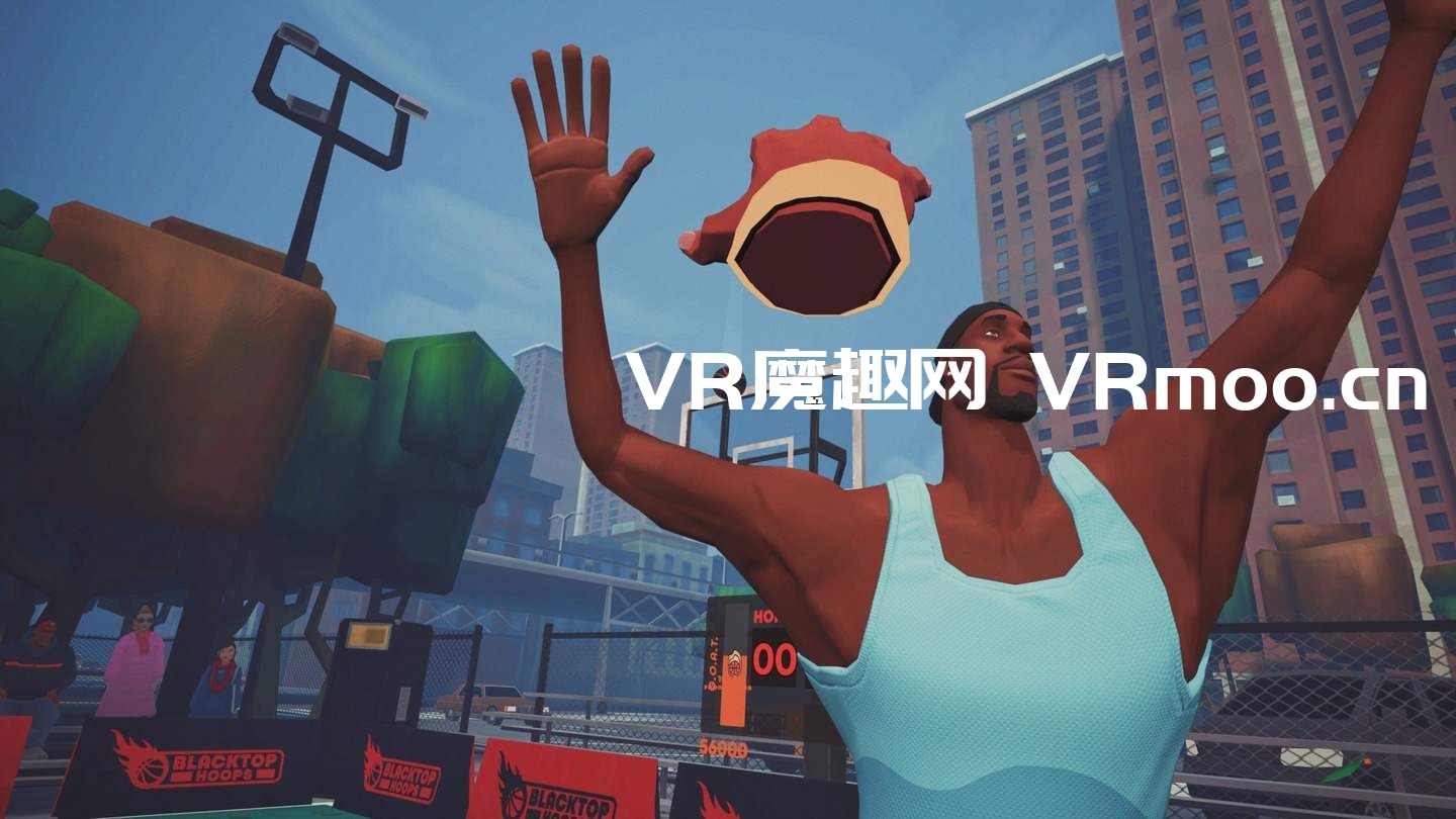 2333VR | Oculus Quest 游戏《Blacktop Hoops VR》热血篮球